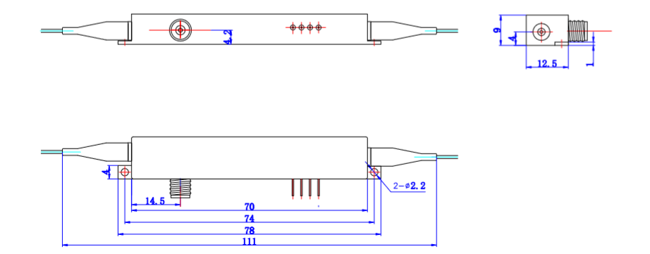 QP-PT 40GHz high-speed light detection module